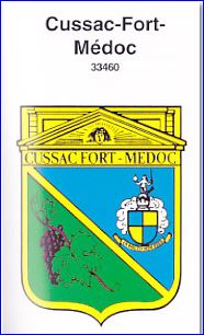 pseudo-blason de CUSSAC FORT MEDOC