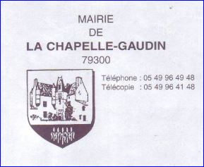 pseudo-blason de LA CHAPELLE GAUDIN