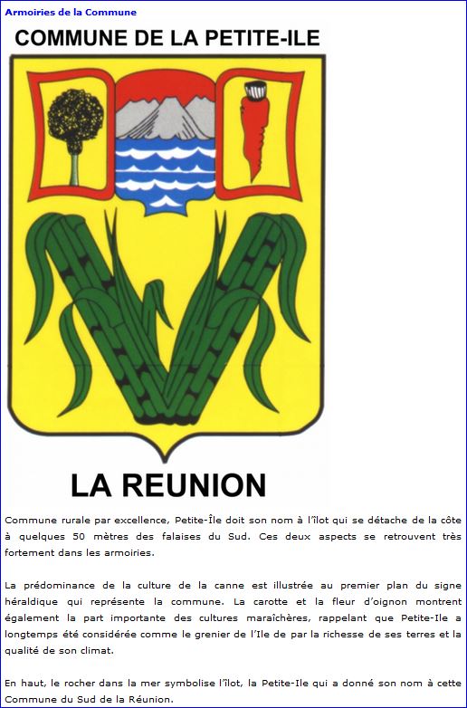 pseudo-blason de PETITE ILE