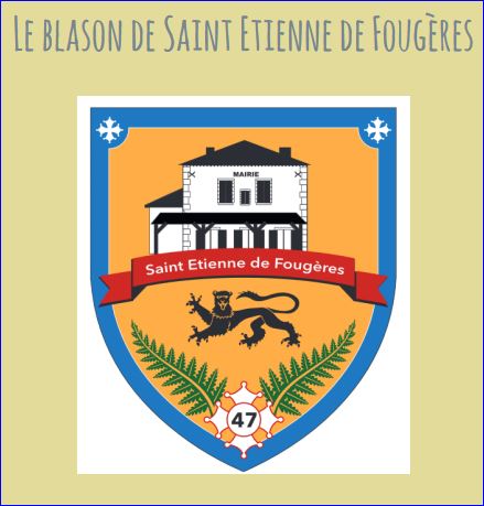 pseudo-blason de SAINT ETIENNE DE FOUGERES