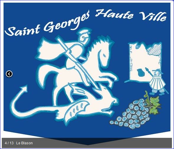 pseudo-blason de SAINT GEORGES HAUTEVILLE 