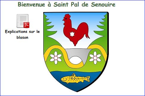 pseudo-blason de SAINT PAL DE SENOUIRE