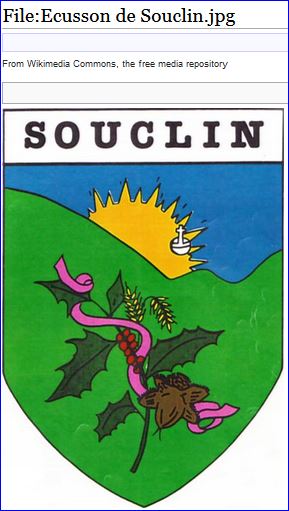 pseudo-blason de SOUCLIN